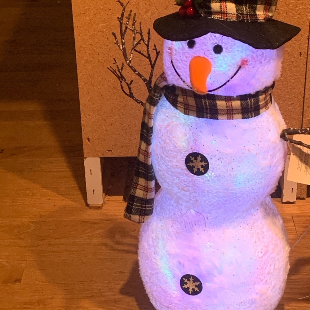 Light up snowman